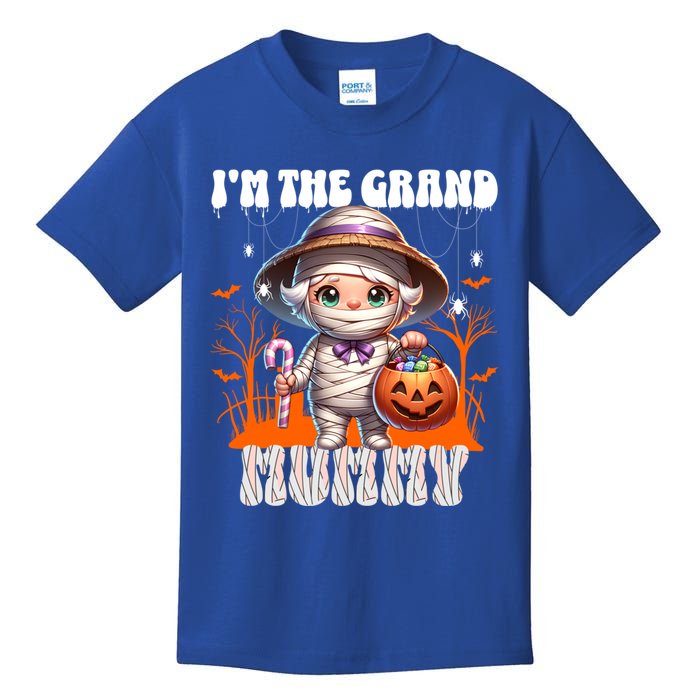 IM The Grand Mummy Grandma Mother Halloween Pumpkin Gift Kids T-Shirt