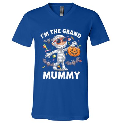 IM The Grand Mummy Halloween Costume Halloween Mummy Gift V-Neck T-Shirt