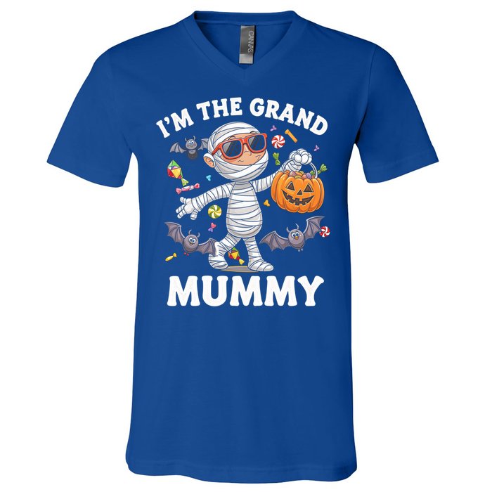 IM The Grand Mummy Halloween Costume Halloween Mummy Gift V-Neck T-Shirt