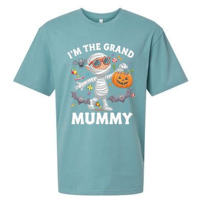 IM The Grand Mummy Halloween Costume Halloween Mummy Gift Sueded Cloud Jersey T-Shirt