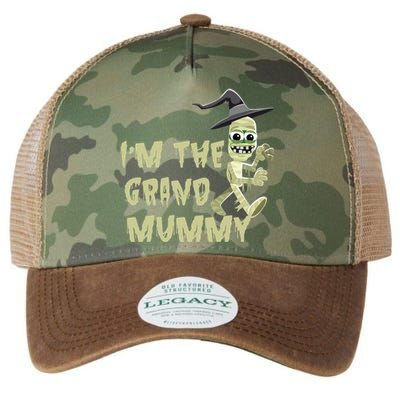 IM The Grand Mummy Halloween Grandma Costume Gift Legacy Tie Dye Trucker Hat