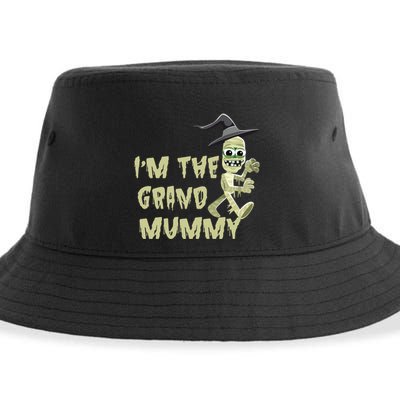 IM The Grand Mummy Halloween Grandma Costume Gift Sustainable Bucket Hat