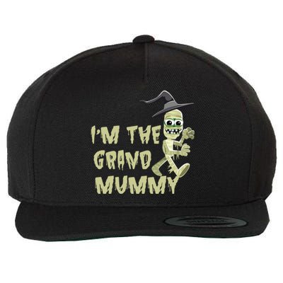 IM The Grand Mummy Halloween Grandma Costume Gift Wool Snapback Cap