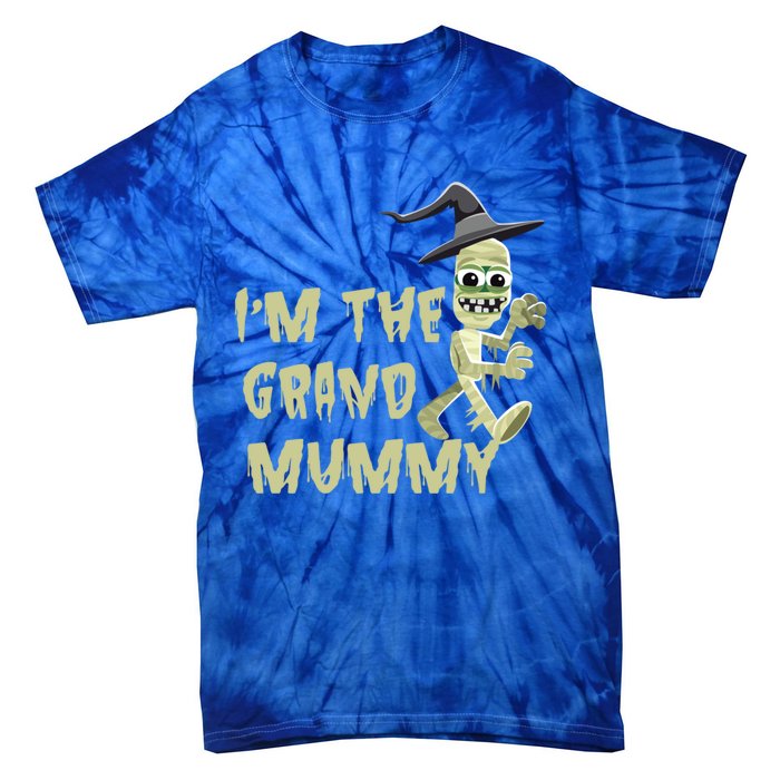 IM The Grand Mummy Halloween Grandma Costume Gift Tie-Dye T-Shirt