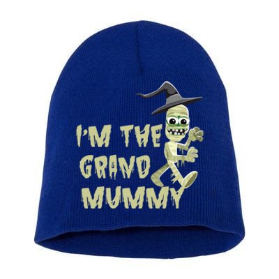 IM The Grand Mummy Halloween Grandma Costume Gift Short Acrylic Beanie