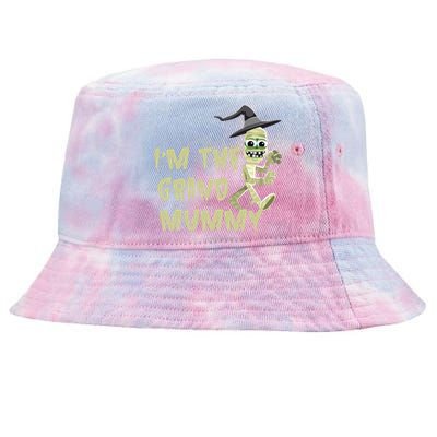 IM The Grand Mummy Halloween Grandma Costume Gift Tie-Dyed Bucket Hat