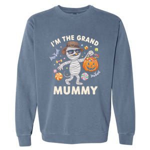 IM The Grand Mummy Halloween Costume Mummy Pumpkin Gift Garment-Dyed Sweatshirt