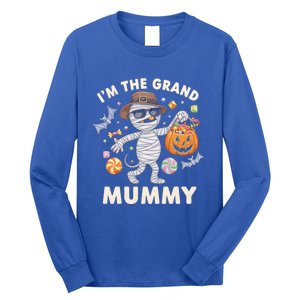 IM The Grand Mummy Halloween Costume Mummy Pumpkin Gift Long Sleeve Shirt