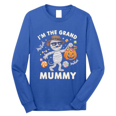 IM The Grand Mummy Halloween Costume Mummy Pumpkin Gift Long Sleeve Shirt