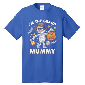 IM The Grand Mummy Halloween Costume Mummy Pumpkin Gift Tall T-Shirt