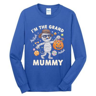 IM The Grand Mummy Halloween Costume Mummy Pumpkin Gift Tall Long Sleeve T-Shirt