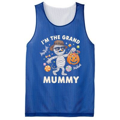 IM The Grand Mummy Halloween Costume Mummy Pumpkin Gift Mesh Reversible Basketball Jersey Tank