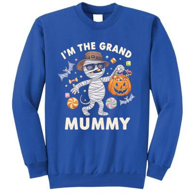 IM The Grand Mummy Halloween Costume Mummy Pumpkin Gift Tall Sweatshirt