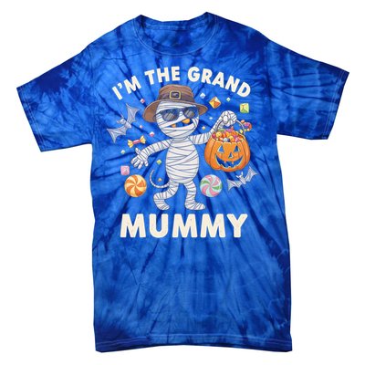 IM The Grand Mummy Halloween Costume Mummy Pumpkin Gift Tie-Dye T-Shirt