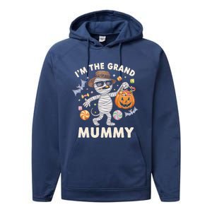 IM The Grand Mummy Halloween Costume Mummy Pumpkin Gift Performance Fleece Hoodie