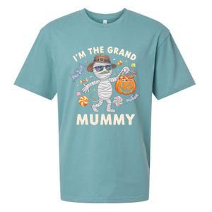 IM The Grand Mummy Halloween Costume Mummy Pumpkin Gift Sueded Cloud Jersey T-Shirt