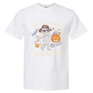 IM The Grand Mummy Halloween Costume Mummy Pumpkin Gift Garment-Dyed Heavyweight T-Shirt