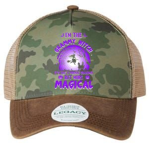 IM The Grammy Witch Like A Normal Grandma Magical Halloween Gift Legacy Tie Dye Trucker Hat