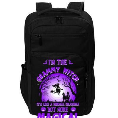 IM The Grammy Witch Like A Normal Grandma Magical Halloween Gift Impact Tech Backpack