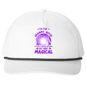 IM The Grammy Witch Like A Normal Grandma Magical Halloween Gift Snapback Five-Panel Rope Hat