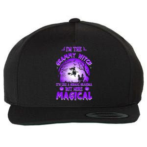 IM The Grammy Witch Like A Normal Grandma Magical Halloween Gift Wool Snapback Cap