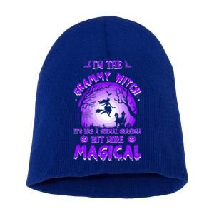 IM The Grammy Witch Like A Normal Grandma Magical Halloween Gift Short Acrylic Beanie