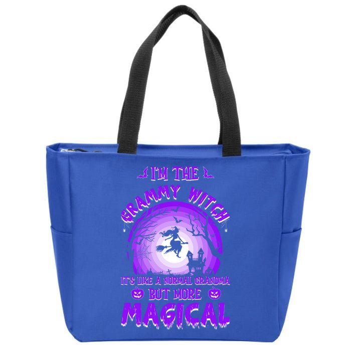 IM The Grammy Witch Like A Normal Grandma Magical Halloween Gift Zip Tote Bag