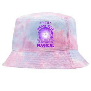 IM The Grammy Witch Like A Normal Grandma Magical Halloween Gift Tie-Dyed Bucket Hat