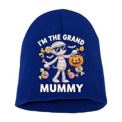 IM The Grand Mummy Halloween Mummy Candy Pumpkin Gift Short Acrylic Beanie