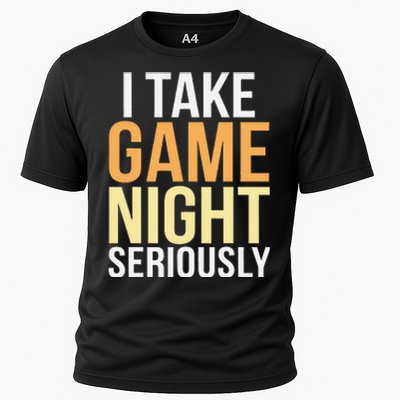 I Take Game Night Seriously Board Game Gift Cooling Performance Crew T-Shirt