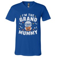 IM The Grand Mummy Halloween Mummy Costume Grandmother Gift V-Neck T-Shirt