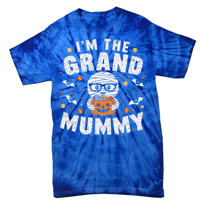 IM The Grand Mummy Halloween Mummy Costume Grandmother Gift Tie-Dye T-Shirt