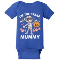 IM The Grand Mummy Halloween Mummy Costume Candy Gift Baby Bodysuit