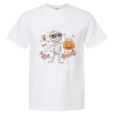 IM The Grand Mummy Halloween Mummy Costume Candy Gift Garment-Dyed Heavyweight T-Shirt