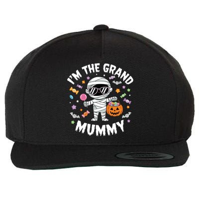 IM The Grand Mummy Halloween Mummy Costume Grandmother Gift Wool Snapback Cap