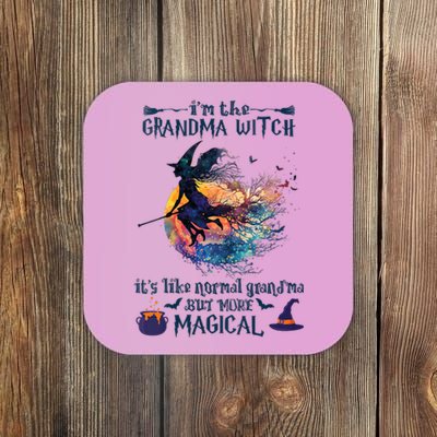 Im The Grandma Witch Like A Normal Grandma Halloween Coaster