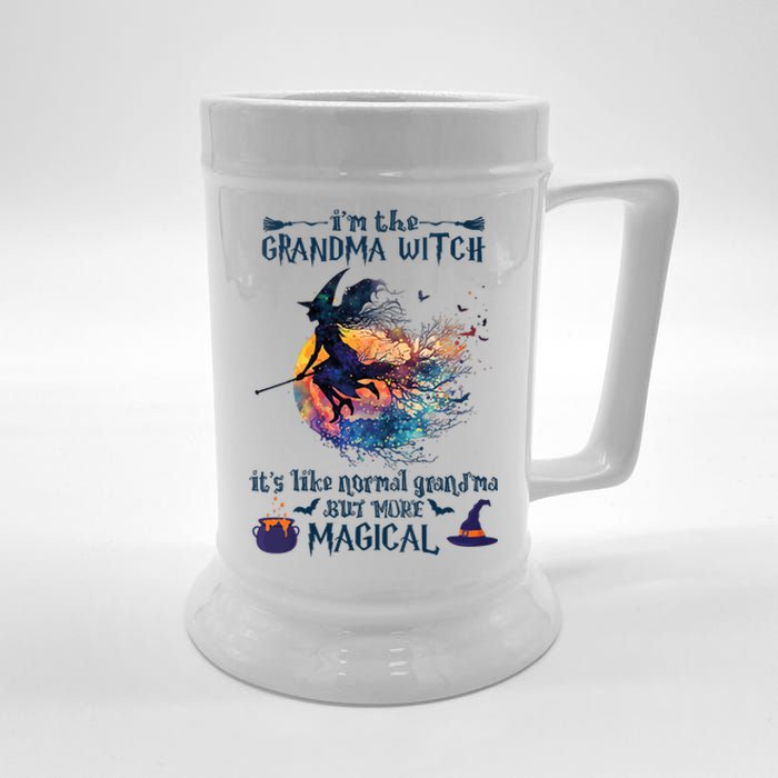 Im The Grandma Witch Like A Normal Grandma Halloween Beer Stein