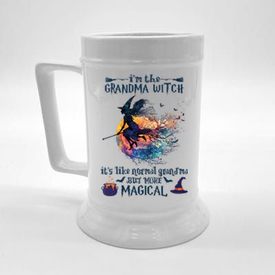 Im The Grandma Witch Like A Normal Grandma Halloween Beer Stein