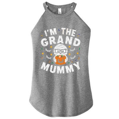 IM The Grand Mummy Halloween Mummy Costume Grandparent Gift Women's Perfect Tri Rocker Tank