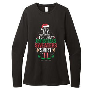 It's Too Hot For Ugly Christmas Funny Xmas  Womens CVC Long Sleeve Shirt