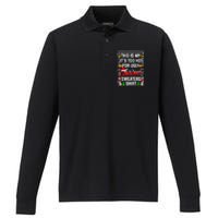 Its Too Hot For Ugly Christmas Funny Xmas Performance Long Sleeve Polo