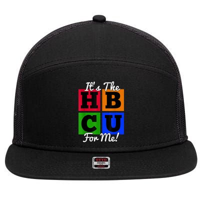 It's The HBCU For Me Apparel 7 Panel Mesh Trucker Snapback Hat