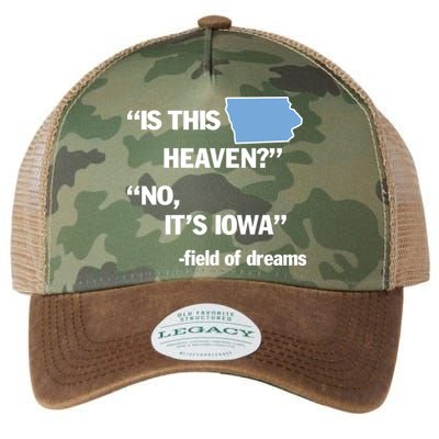 Is This Heaven No Its Iowa Legacy Tie Dye Trucker Hat