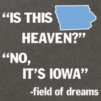 Is This Heaven No Its Iowa Cotton Canvas Backpack