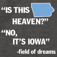 Is This Heaven No Its Iowa Vector Backpack