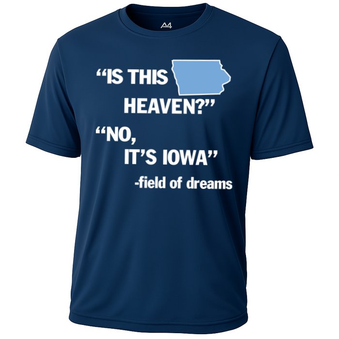 Is This Heaven No Its Iowa Performance Shirt