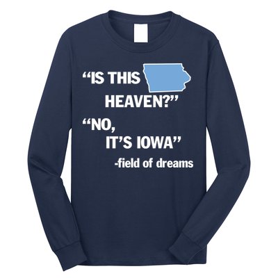 Is This Heaven No Its Iowa Long Sleeve Shirt