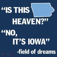 Is This Heaven No Its Iowa 7-Panel Snapback Hat