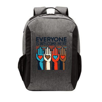 Idaho Teacher Heart Hands Everyone is Welcome Here Vector Backpack