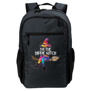 Im The Hippie Witch Halloween Matching Tie Dye Group Daily Commute Backpack